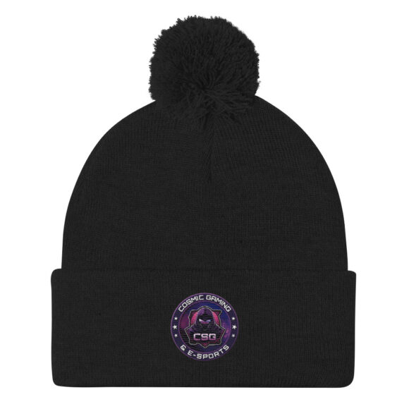 pom pom knit cap black front 674a488923aac 580x580